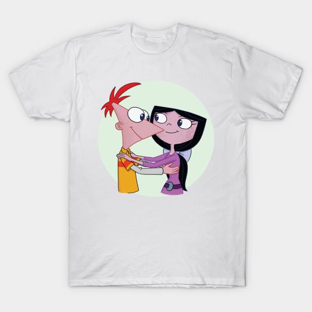 Phineas and Isabella T-Shirt by polliadesign